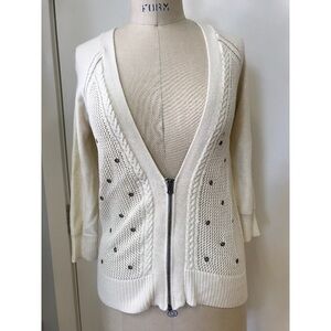 *NWT* AMERICAN EAGLE CREAM CARDIGAN SIZE SMALL